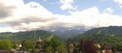 Archiv Foto Webcam Panoramablick Rathaus Garmisch-Partenkirchen 13:00
