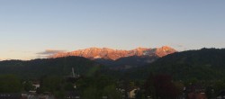 Archiv Foto Webcam Panoramablick Rathaus Garmisch-Partenkirchen 19:00