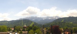 Archiv Foto Webcam Panoramablick Rathaus Garmisch-Partenkirchen 11:00