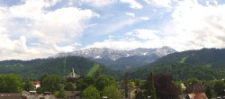 Archiv Foto Webcam Panoramablick Rathaus Garmisch-Partenkirchen 13:00