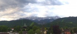 Archiv Foto Webcam Panoramablick Rathaus Garmisch-Partenkirchen 05:00