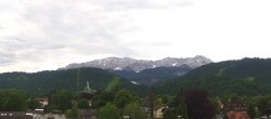 Archiv Foto Webcam Panoramablick Rathaus Garmisch-Partenkirchen 06:00