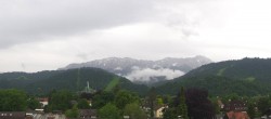 Archiv Foto Webcam Panoramablick Rathaus Garmisch-Partenkirchen 13:00