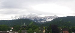 Archiv Foto Webcam Panoramablick Rathaus Garmisch-Partenkirchen 15:00