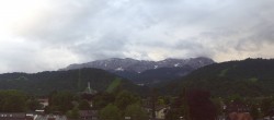 Archiv Foto Webcam Panoramablick Rathaus Garmisch-Partenkirchen 19:00