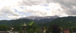 Archiv Foto Webcam Panoramablick Rathaus Garmisch-Partenkirchen 13:00