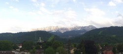 Archiv Foto Webcam Panoramablick Rathaus Garmisch-Partenkirchen 17:00