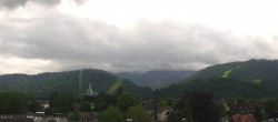 Archiv Foto Webcam Panoramablick Rathaus Garmisch-Partenkirchen 11:00