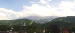 Archiv Foto Webcam Panoramablick Rathaus Garmisch-Partenkirchen 15:00