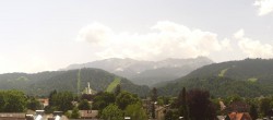 Archiv Foto Webcam Panoramablick Rathaus Garmisch-Partenkirchen 11:00