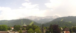 Archiv Foto Webcam Panoramablick Rathaus Garmisch-Partenkirchen 13:00