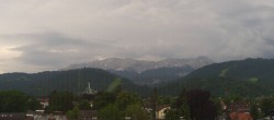 Archiv Foto Webcam Panoramablick Rathaus Garmisch-Partenkirchen 17:00