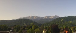 Archiv Foto Webcam Panoramablick Rathaus Garmisch-Partenkirchen 07:00