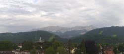 Archiv Foto Webcam Panoramablick Rathaus Garmisch-Partenkirchen 17:00