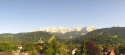 Archiv Foto Webcam Panoramablick Rathaus Garmisch-Partenkirchen 17:00