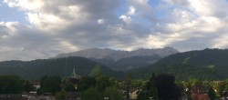 Archiv Foto Webcam Panoramablick Rathaus Garmisch-Partenkirchen 06:00
