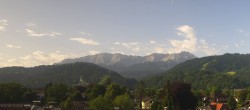 Archiv Foto Webcam Panoramablick Rathaus Garmisch-Partenkirchen 07:00