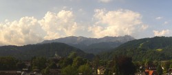 Archiv Foto Webcam Panoramablick Rathaus Garmisch-Partenkirchen 07:00