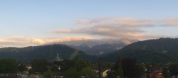 Archiv Foto Webcam Panoramablick Rathaus Garmisch-Partenkirchen 19:00