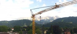 Archiv Foto Webcam Panoramablick Rathaus Garmisch-Partenkirchen 17:00