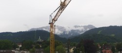 Archiv Foto Webcam Panoramablick Rathaus Garmisch-Partenkirchen 13:00