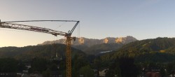 Archiv Foto Webcam Panoramablick Rathaus Garmisch-Partenkirchen 05:00