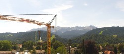 Archiv Foto Webcam Panoramablick Rathaus Garmisch-Partenkirchen 11:00