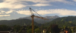 Archiv Foto Webcam Panoramablick Rathaus Garmisch-Partenkirchen 07:00