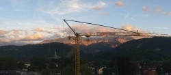 Archiv Foto Webcam Panoramablick Rathaus Garmisch-Partenkirchen 19:00