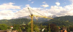 Archiv Foto Webcam Panoramablick Rathaus Garmisch-Partenkirchen 17:00