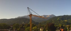 Archiv Foto Webcam Panoramablick Rathaus Garmisch-Partenkirchen 07:00