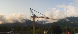 Archiv Foto Webcam Panoramablick Rathaus Garmisch-Partenkirchen 08:00