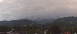 Archiv Foto Webcam Panoramablick Rathaus Garmisch-Partenkirchen 05:00