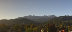 Archiv Foto Webcam Panoramablick Rathaus Garmisch-Partenkirchen 07:00