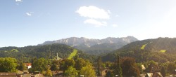 Archiv Foto Webcam Panoramablick Rathaus Garmisch-Partenkirchen 13:00