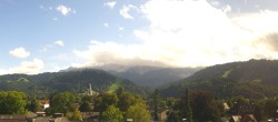 Archiv Foto Webcam Panoramablick Rathaus Garmisch-Partenkirchen 13:00