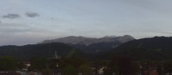 Archiv Foto Webcam Panoramablick Rathaus Garmisch-Partenkirchen 19:00