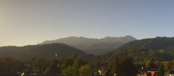 Archiv Foto Webcam Panoramablick Rathaus Garmisch-Partenkirchen 08:00