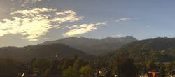 Archiv Foto Webcam Panoramablick Rathaus Garmisch-Partenkirchen 08:00