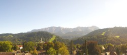 Archiv Foto Webcam Panoramablick Rathaus Garmisch-Partenkirchen 13:00