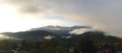 Archiv Foto Webcam Panoramablick Rathaus Garmisch-Partenkirchen 08:00