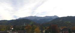 Archiv Foto Webcam Panoramablick Rathaus Garmisch-Partenkirchen 13:00