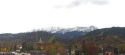 Archiv Foto Webcam Panoramablick Rathaus Garmisch-Partenkirchen 03:00