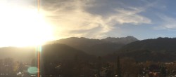 Archiv Foto Webcam Panoramablick Rathaus Garmisch-Partenkirchen 08:00