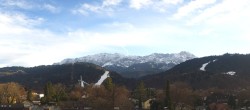 Archiv Foto Webcam Panoramablick Rathaus Garmisch-Partenkirchen 13:00
