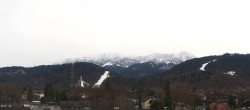 Archiv Foto Webcam Panoramablick Rathaus Garmisch-Partenkirchen 13:00