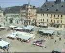 Archiv Foto Webcam Blick auf den Marktplatz Annaberg-Buchholz im Erzgebirge 11:00