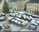 Archiv Foto Webcam Blick auf den Marktplatz Annaberg-Buchholz im Erzgebirge 09:00