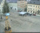 Archiv Foto Webcam Blick auf den Marktplatz Annaberg-Buchholz im Erzgebirge 09:00