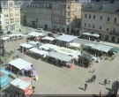Archiv Foto Webcam Blick auf den Marktplatz Annaberg-Buchholz im Erzgebirge 09:00
